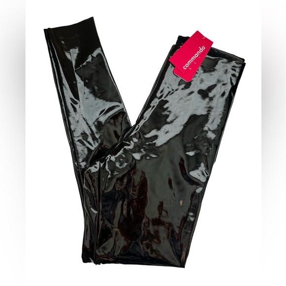 NEW Commamdo Perfect Control Patent Leather Legging Black medium - Picture 11 of 11